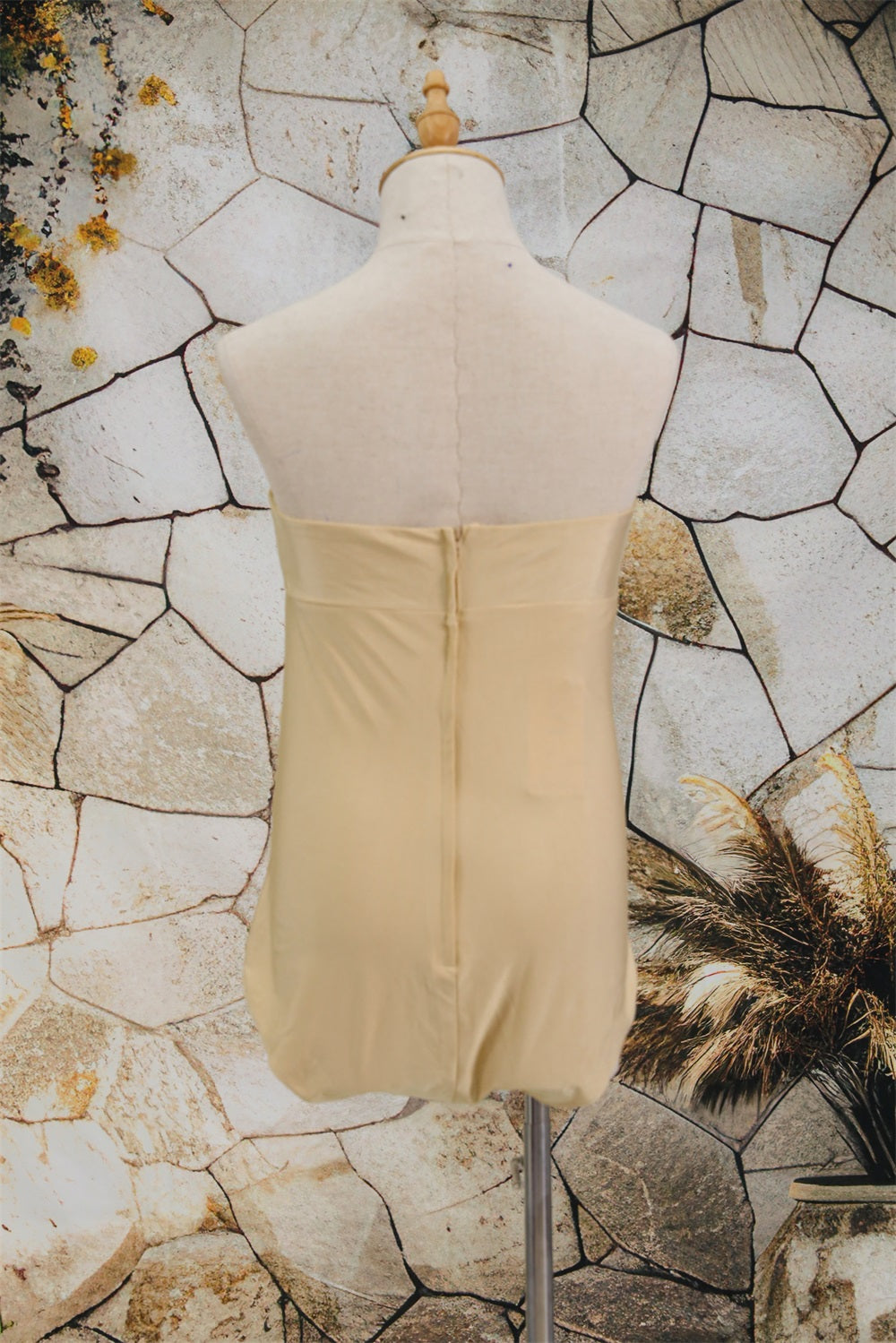 Kate Knitted Fabric Strapless Jumpsuit Maternity Photoshoot Dress - Kate Backdrop.de