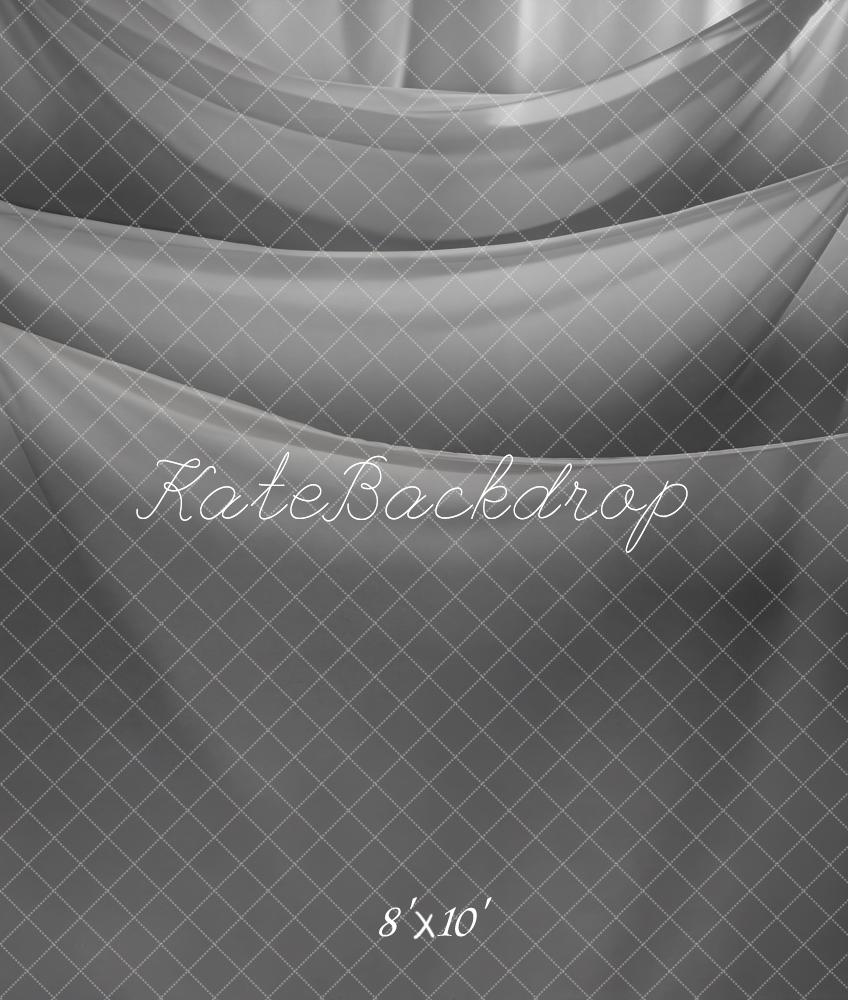 Kate Abstrakte Falten Grau Fleece Hintergrund Entworfen von Emetselch - Kate Backdrop.de
