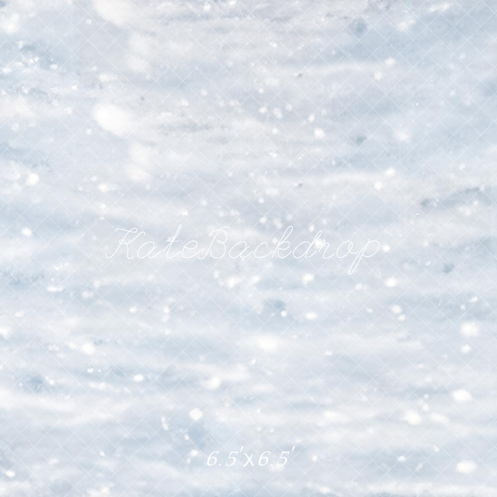 Kate Winter Schnee Abstrakt Weiß Hintergrund Entworfen von Kate Image - Kate Backdrop.de