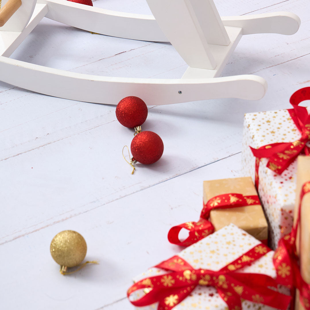 Kate 10pcs Silber/Gold Glitter Weihnachten Ornamente (D ≈ 6cm) für Fotografie - Kate Backdrop.de