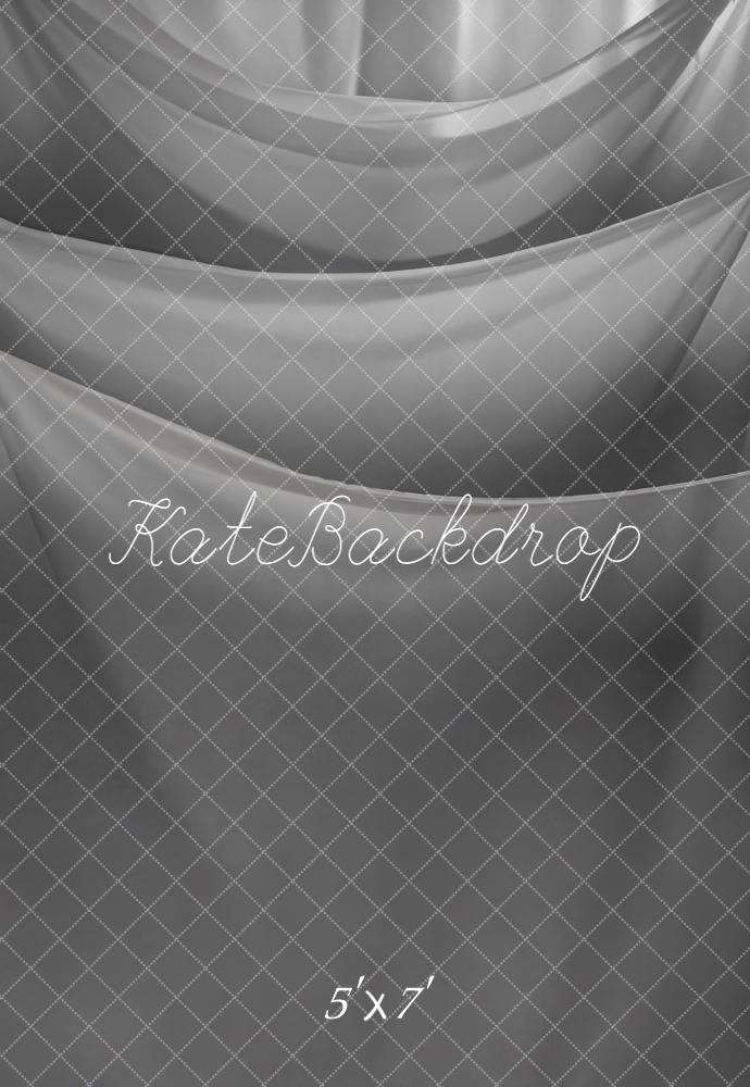 Kate Abstrakt Drapierte Falten Grau Hintergrund Entworfen von Emetselch - Kate Backdrop.de