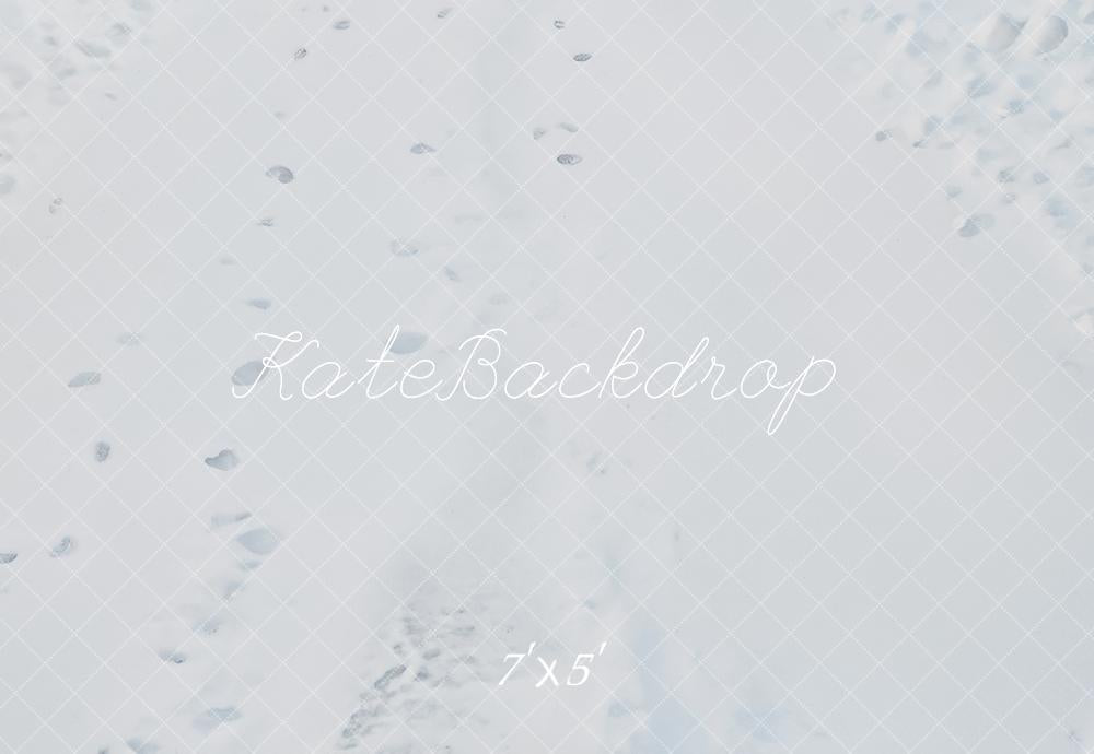Kate Winter Schnee Fußspuren Minimalistisch Hintergrund Entworfen von Kate Image - Kate Backdrop.de