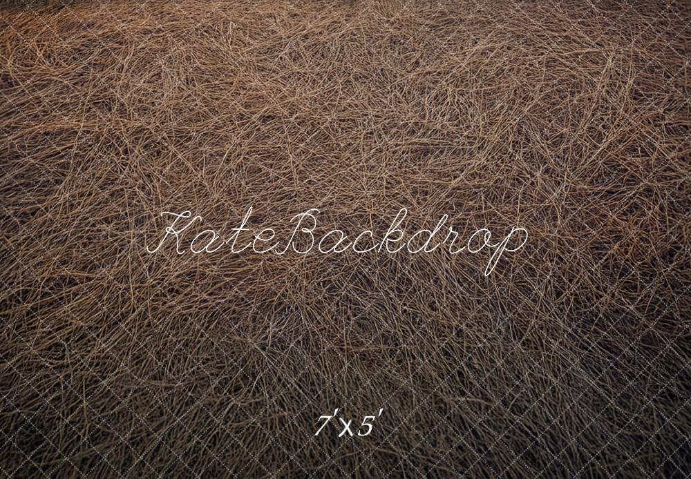 Kate Herbst Trockenes Stroh Textur Hintergrund Entworfen von Mini MakeBelieve