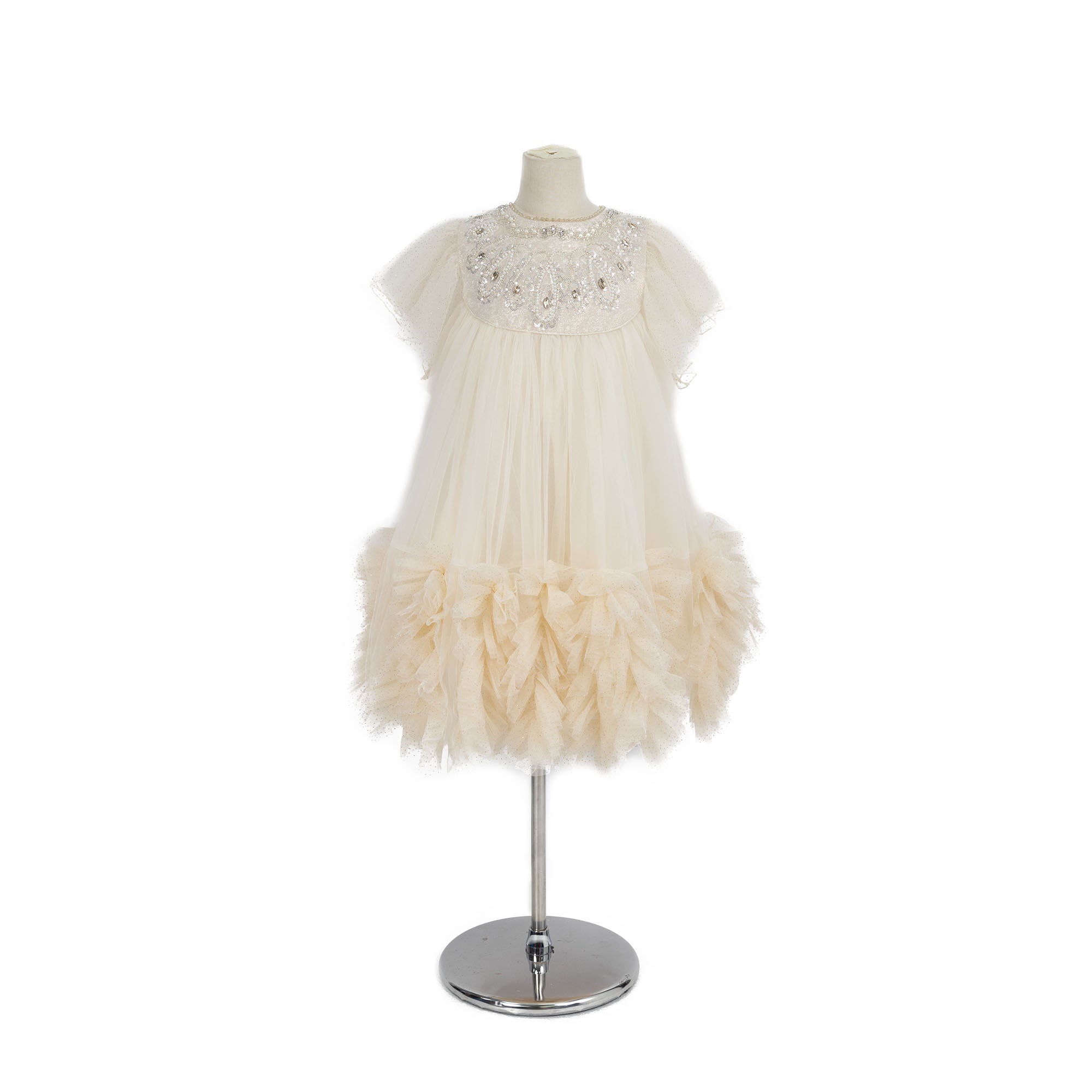 Kate Boho Apricot Prinzessinnen-Kinderkleid - Kate Backdrop.de