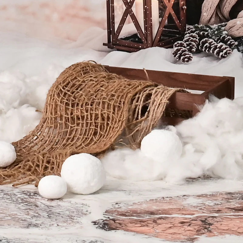 Kate Weihnachten Schnee-Fotografie-Set für Außenaufnahmen Fotografie-Hintergründe und Requisiten Themenpaket