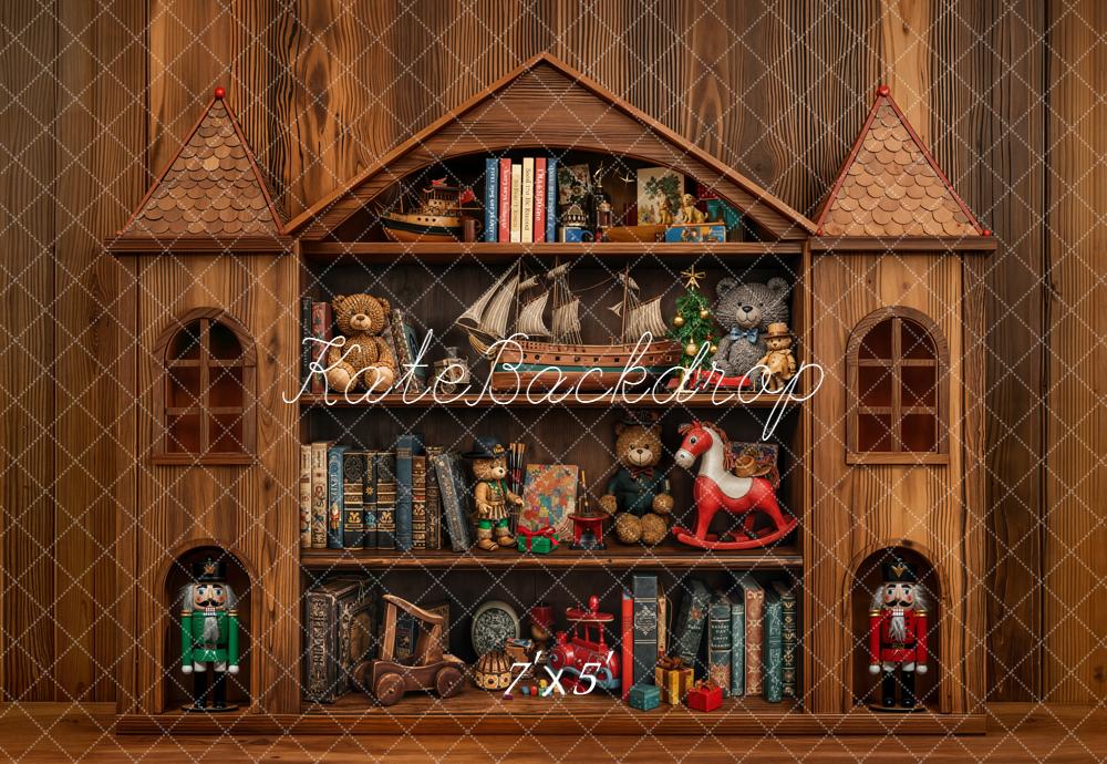 ⚡Blitzangebote #1-Kate Kinder Bücherregal Spielzeug Holz Hintergrund Entworfen von Emetselch