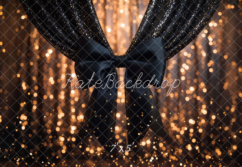 Kate Ball Glitzer Vorhang Goldlicht Hintergrund Entworfen von Chain - Kate Backdrop.de
