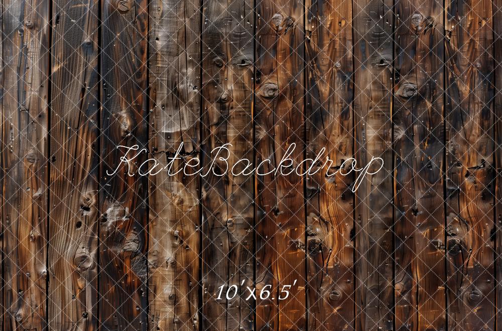 Kate Holz Bretter Braun Vintage Hintergrund Entworfen von Patty Roberts - Kate Backdrop.de