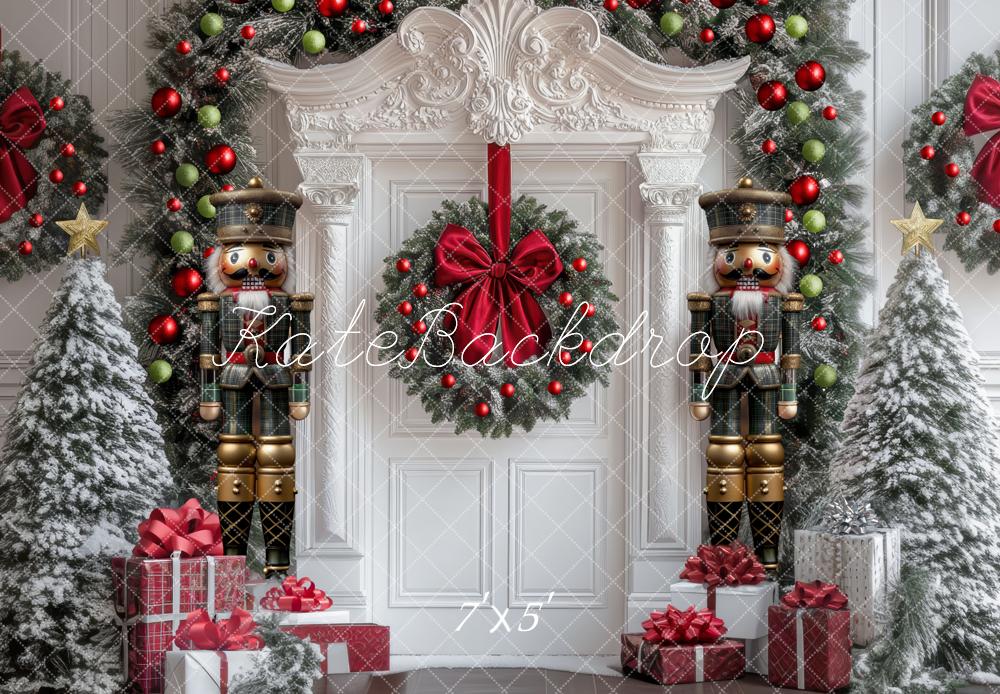 Kate Weihnachten Nussknacker Geschenke Klassisch Hintergrund Entworfen von Mini MakeBelieve - Kate Backdrop.de