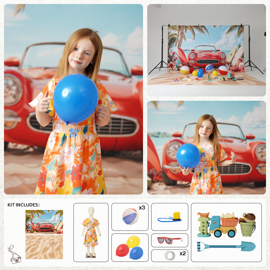 Kate Sommer Strand Foto Kit - Kate Backdrop.de