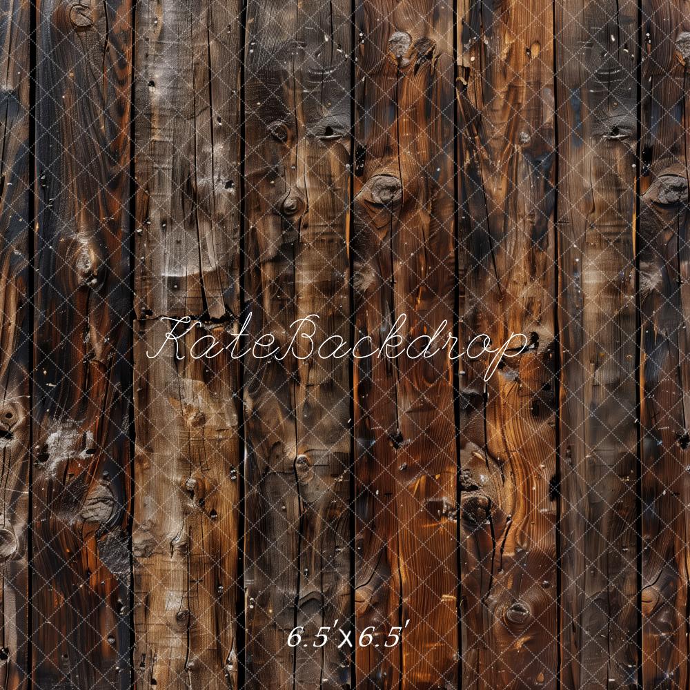 Kate Holz Bretter Braun Vintage Hintergrund Entworfen von Patty Roberts - Kate Backdrop.de