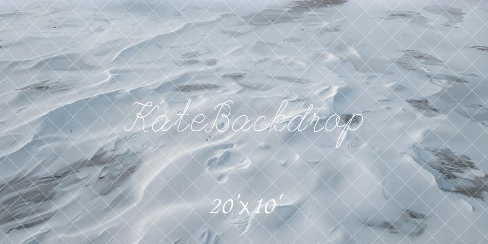 Kate Winter Schnee Landschaft Weiß Hintergrund Entworfen von Kate Image