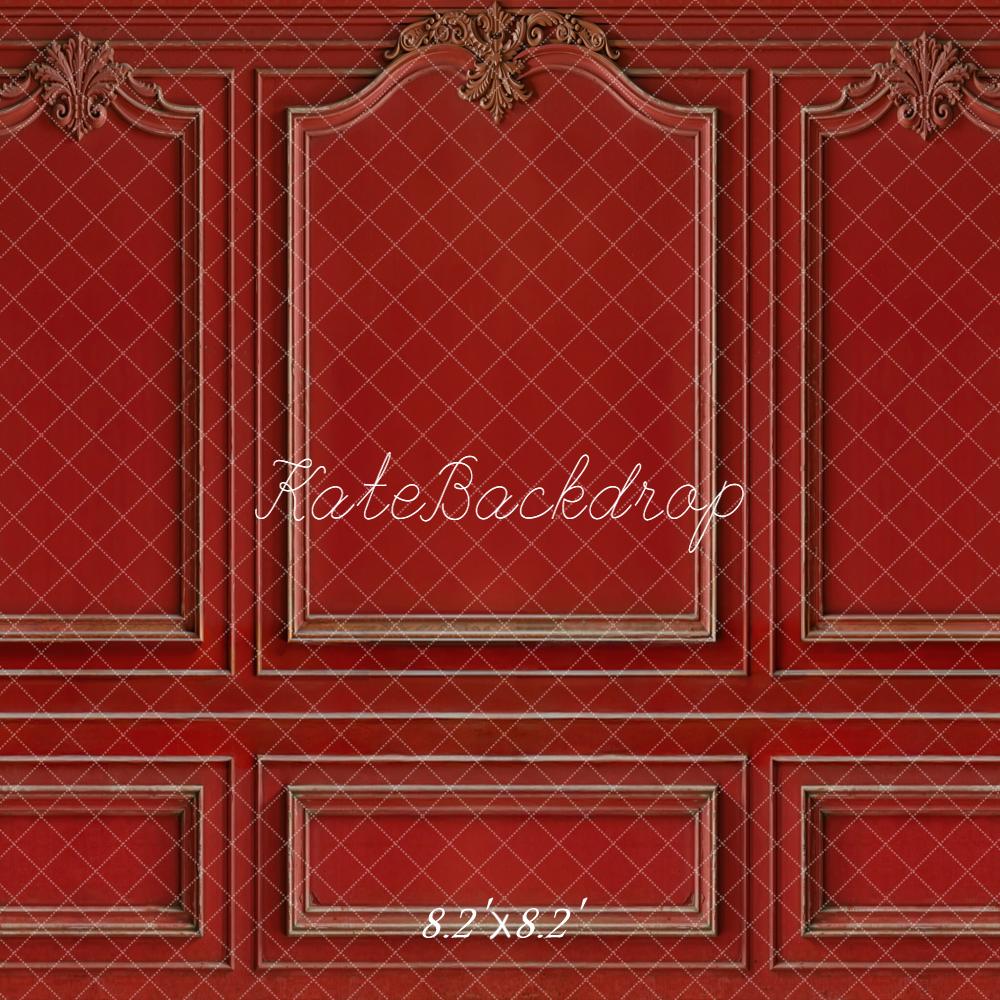 Kate Barock Wand Ornamente Rot Hintergrund Entworfen von Kate Image - Kate Backdrop.de