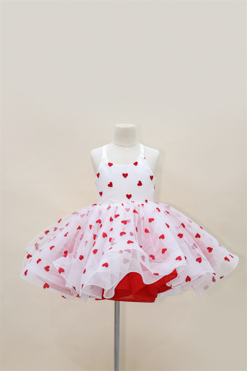 Kate Herz Mesh Kinder Kleid für Fotografie - Kate Backdrop.de