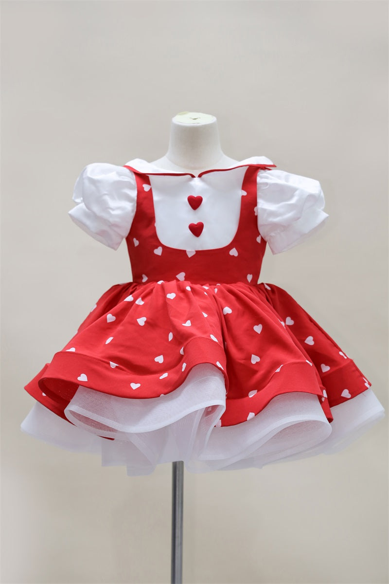 Kate Herz Kragen Kinder Kleid für Fotografie - Kate Backdrop.de