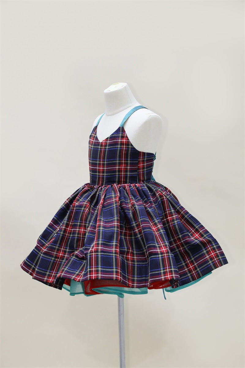 Kate Kariertes Spitzenkleid für Kinder für die Fotografie - Kate Backdrop.de