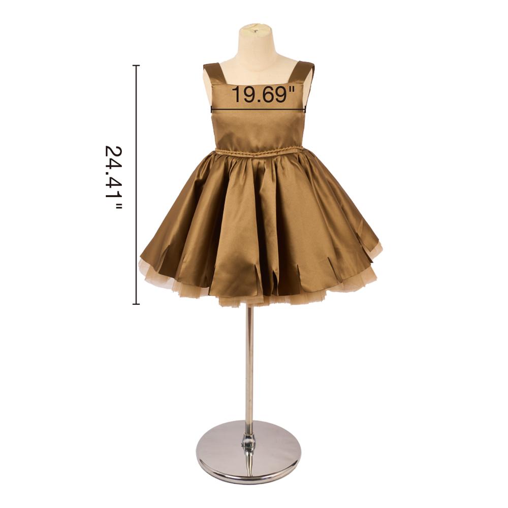 Kate Einfaches und Elegantes Satin-Kinderkleid für Fotografie - Kate Backdrop.de
