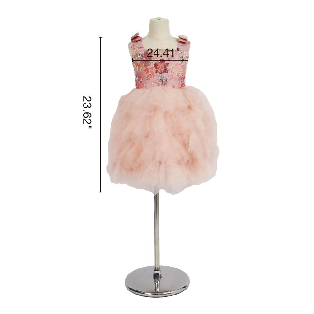 Kate Rosa Blumenprinzessin Kinderkleid - Kate Backdrop.de