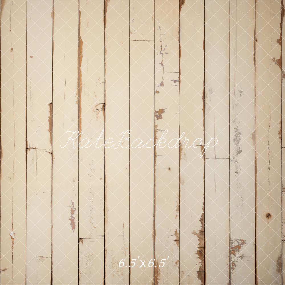 Kate Holz Planken Beige Vintage Hintergrund Entworfen von Kate Image