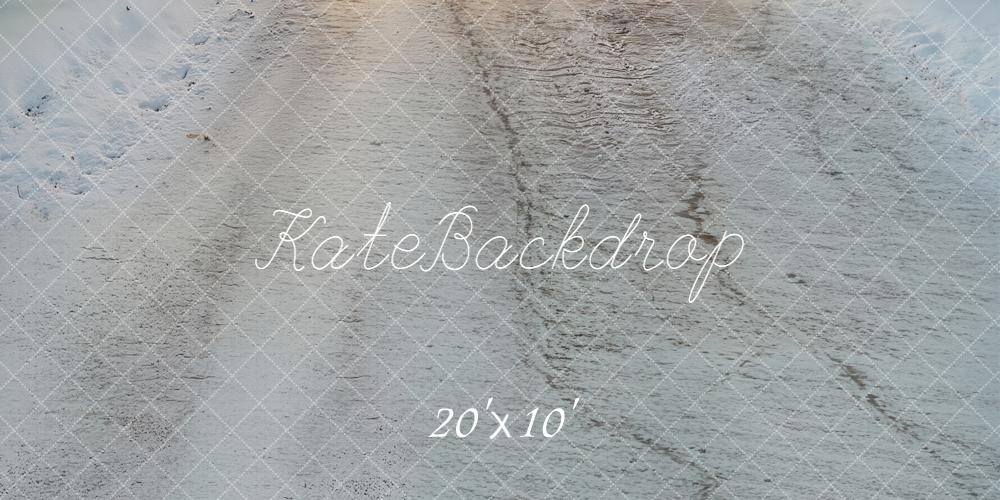 Kate Winter Schnee Boden Textur Hintergrund Entworfen von Kate Image - Kate Backdrop.de