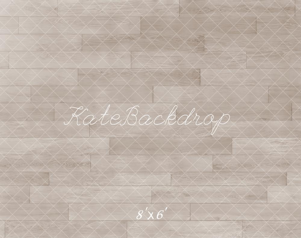 Kate Holz Planken Beige Fleece Hintergrund Entworfen von Kate Image