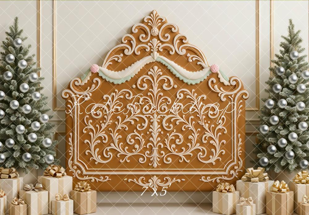 Kate Weihnachten Lebkuchen Verziert Klassisch Hintergrund Entworfen von Mini MakeBelieve - Kate Backdrop.de