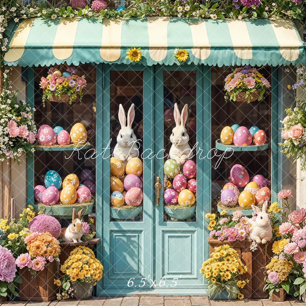 Kate Ostern Hasen Eier Blumen Hintergrund Entworfen von Emetselch