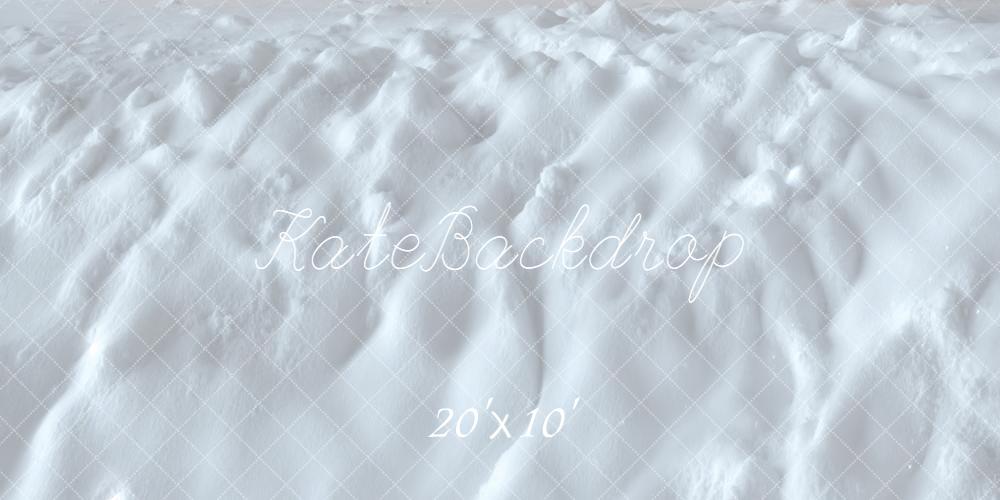 Kate Winter Schnee Textur Weiß Hintergrund Entworfen von Kate Image - Kate Backdrop.de