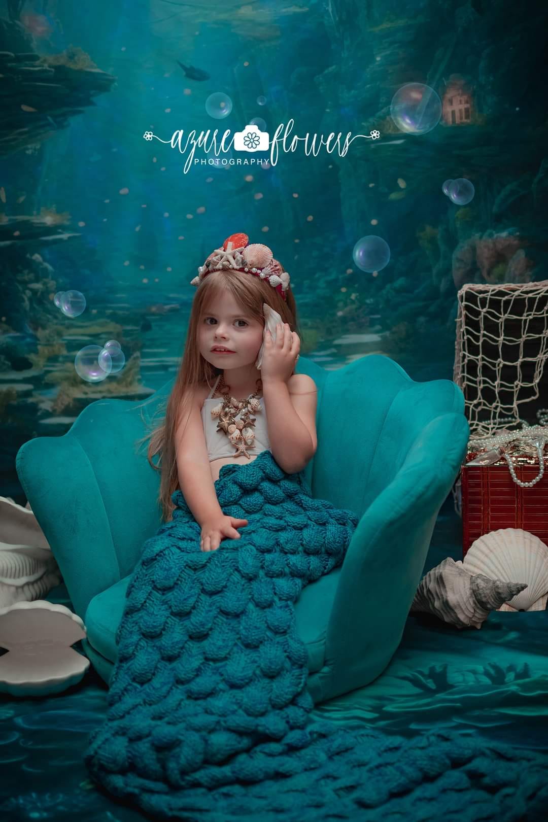 Kate Sommer-Unterwasser-Hintergrund+Unterwasser-Nixen-Höhlenboden-Hintergrund - Kate Backdrop.de