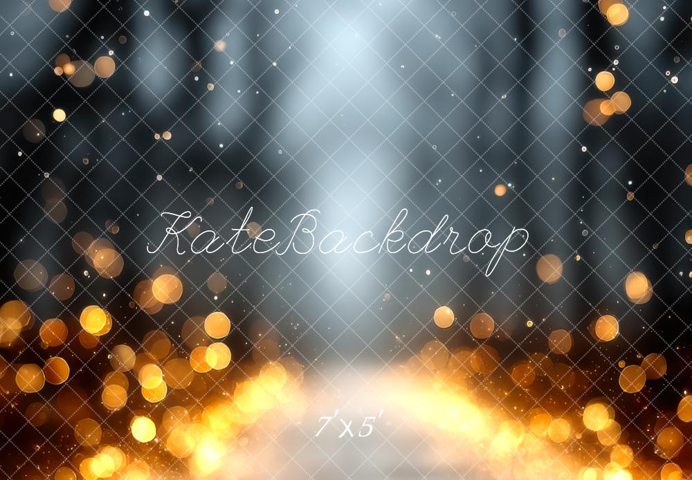 Kate Abstrakte Bokeh Lichter Gold Hintergrund Entworfen von Mini MakeBelieve