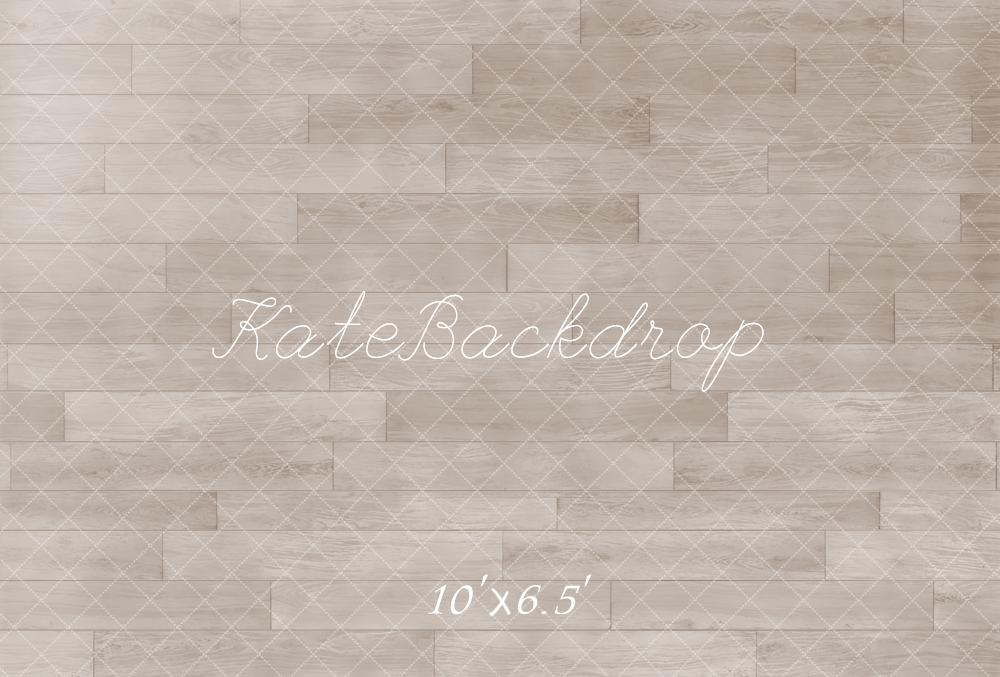 Kate Holz Planken Beige Fleece Hintergrund Entworfen von Kate Image