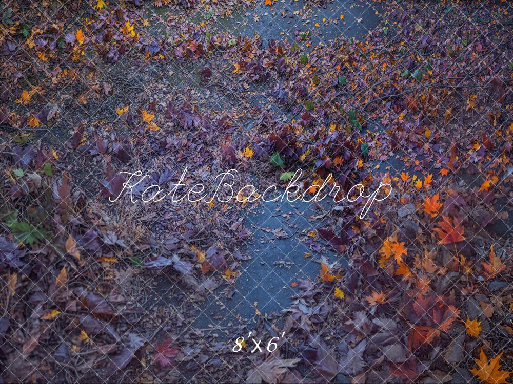 Kate Herbst Blätter Boden Hintergrund Entworfen von Emetselch