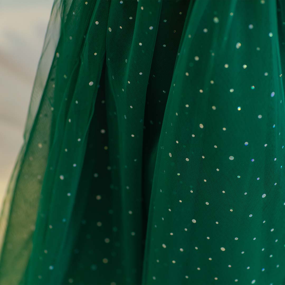 Kate Weihnachts grünes Kleid mit Schleife für Kinder - Kate Backdrop.de