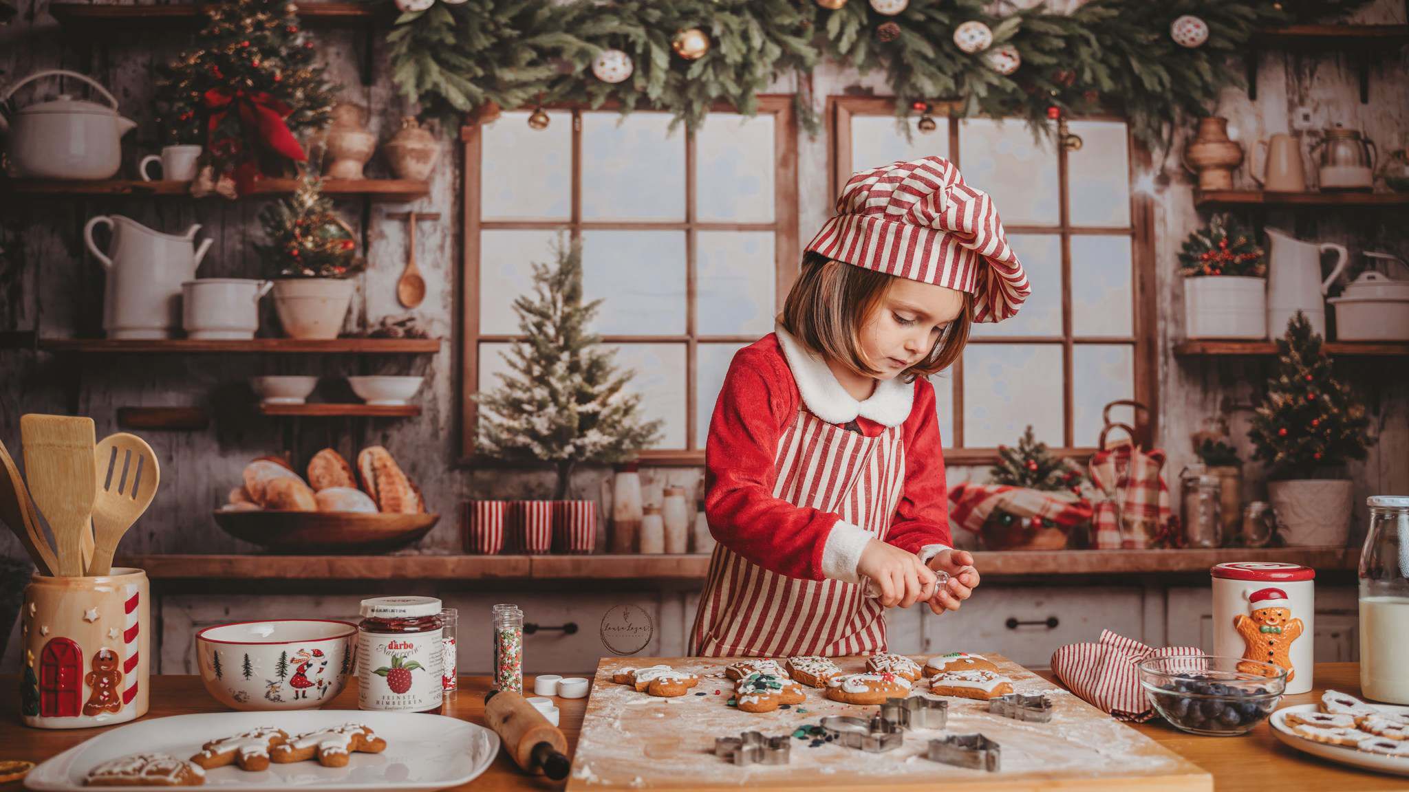 Kate Weihnachten Küche Hintergrund von Emetselch - Kate Backdrop.de