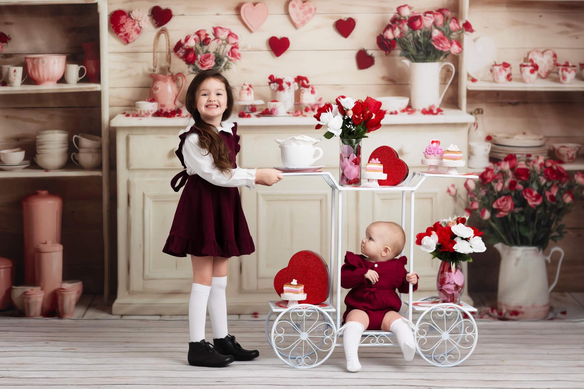 Kate Valentinstag Beige Küche Hintergrund von Emetselch - Kate Backdrop.de