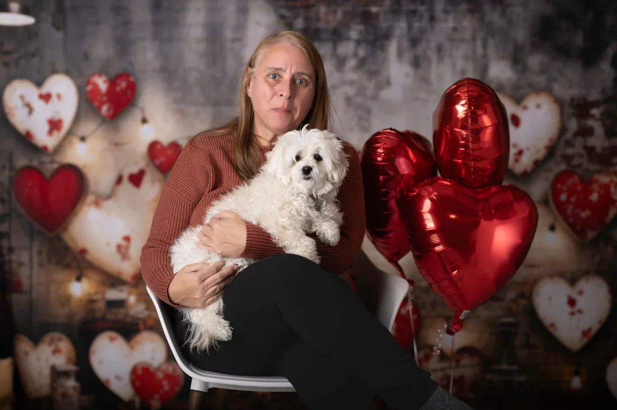 Kate Valentinstag Industrie Retro Lampe Liebe Fleece Hintergrund Entworfen von Emetselch - Kate Backdrop.de