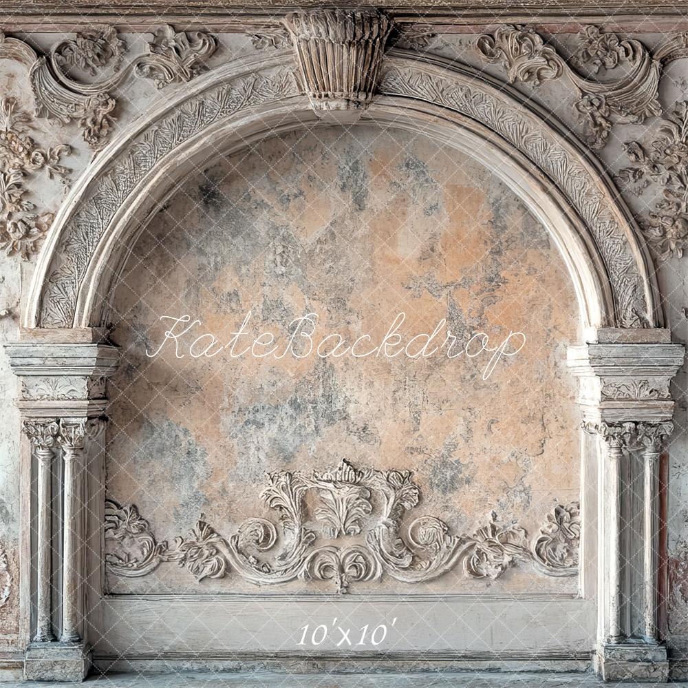 Kate Barock Wand Bogen Verziert Hintergrund Entworfen von Mini MakeBelieve