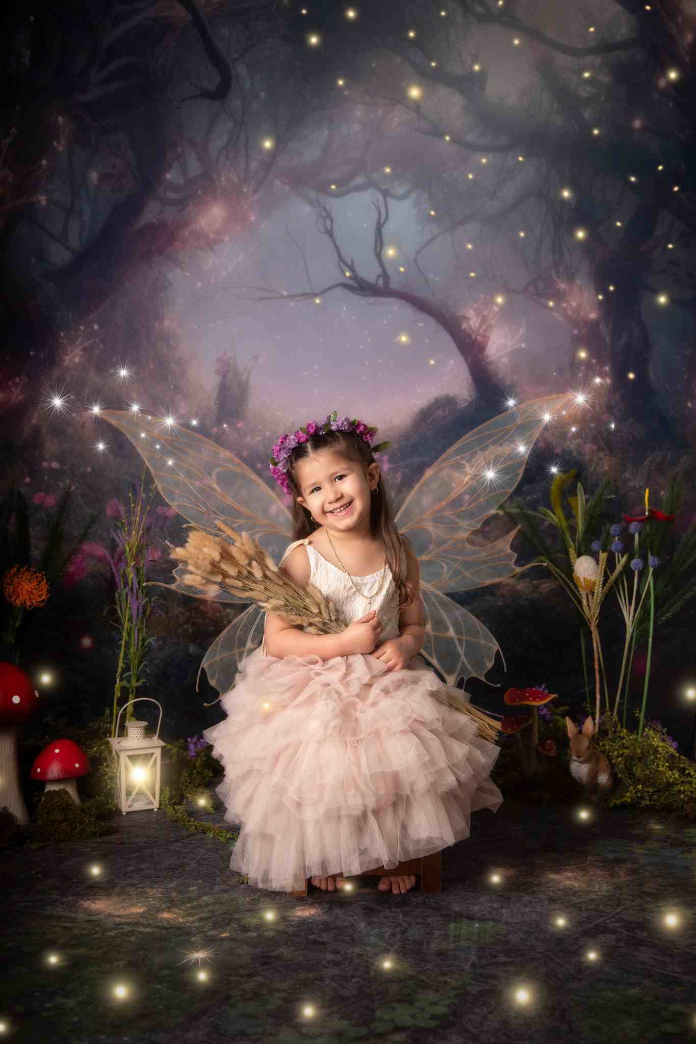 Kate Verzauberte Märchenwald Sommer Fantasy Hintergrund von Mandy Ringe Fotograf - Kate Backdrop.de