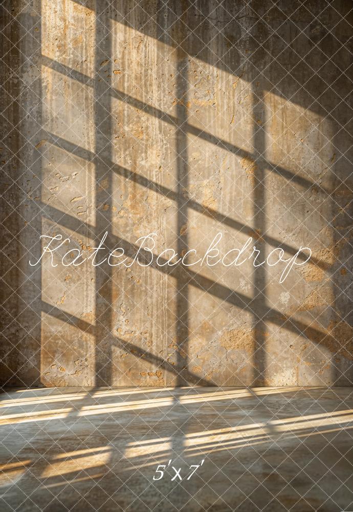 Kate Sonnenlicht Fenster Schatten Braun Hintergrund Entworfen von Emetselch - Kate Backdrop.de