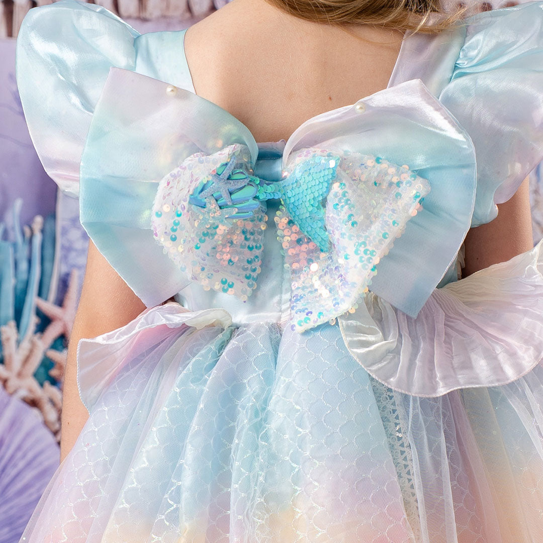 Kate Unterwasserwelt Buntes Meerjungfrauenprinzessinnen-Kleid für Kinder - Kate Backdrop.de
