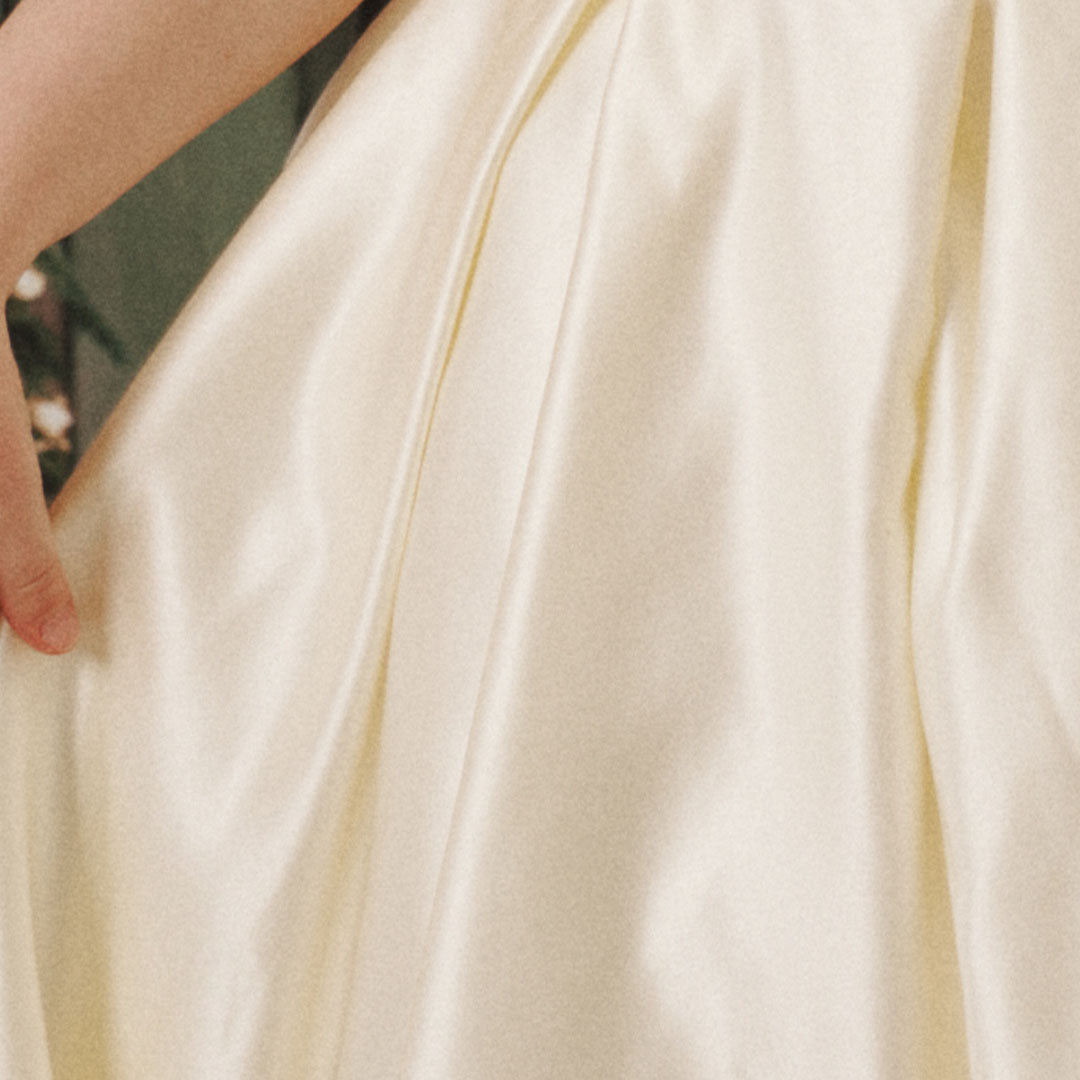 Kate Einfaches Champagnerkleid für Kinder - Kate Backdrop.de