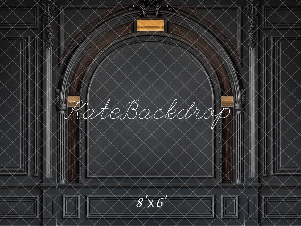 Kate Fine Art Dunkle Bogenwand Elegant Hintergrund Entworfen von Mini MakeBelieve