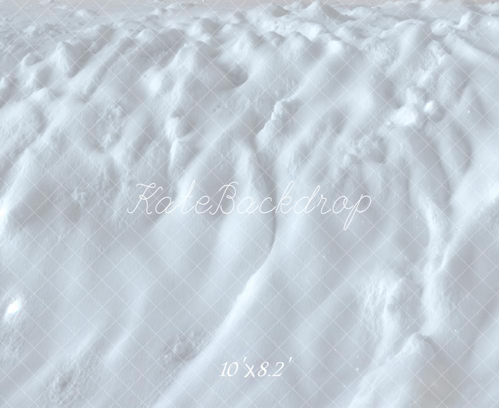 Kate Winter Schnee Textur Weiß Hintergrund Entworfen von Kate Image - Kate Backdrop.de