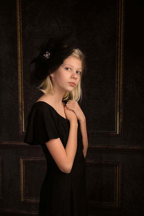 Super Sale-B Kate Elegante Retro schwarze Wandtür Hintergrund für Fotografie