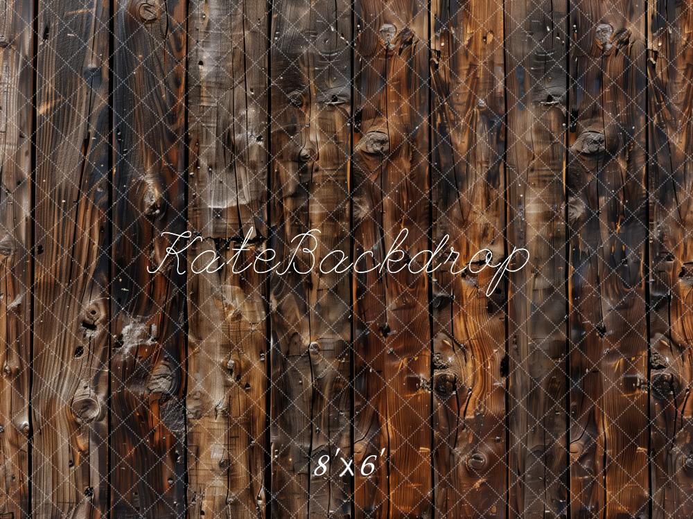 Kate Holz Bretter Braun Vintage Hintergrund Entworfen von Patty Roberts - Kate Backdrop.de