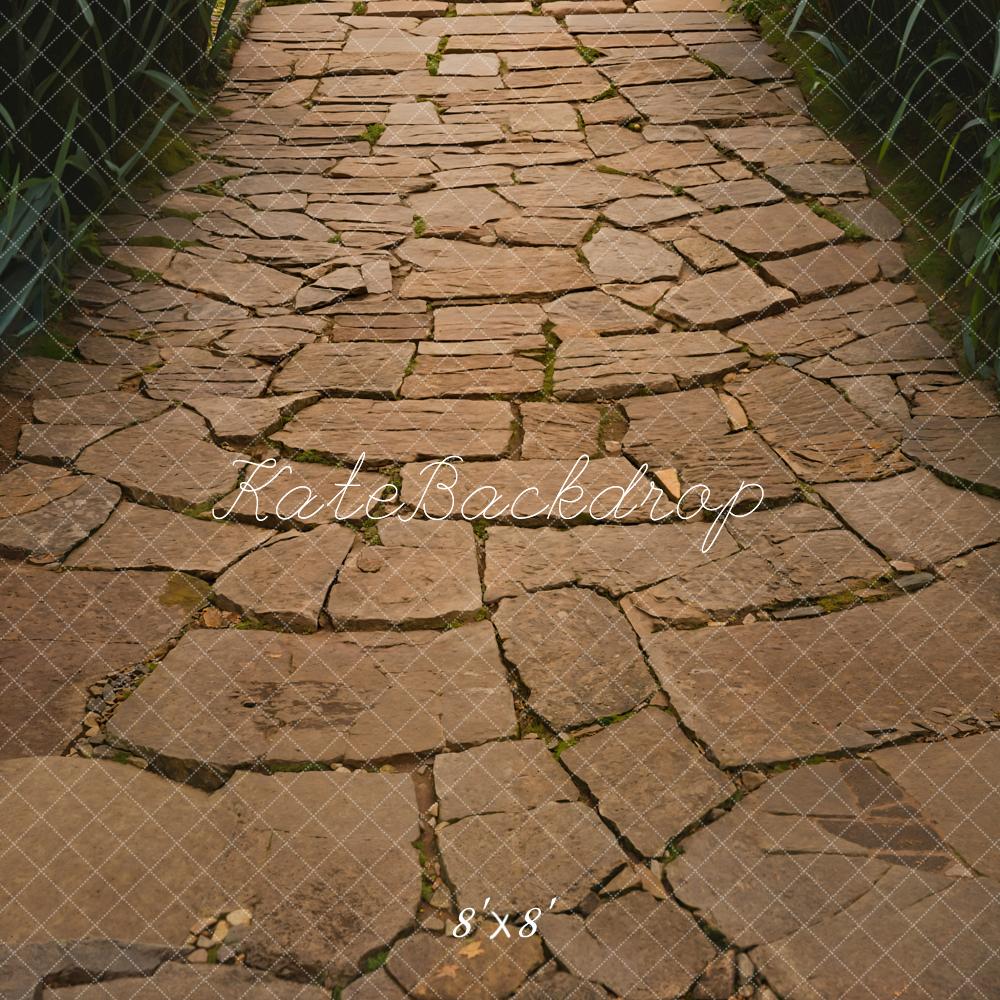 Kate Steinweg Kopfsteinpflaster Braun Hintergrund Entworfen von Kate Image - Kate Backdrop.de