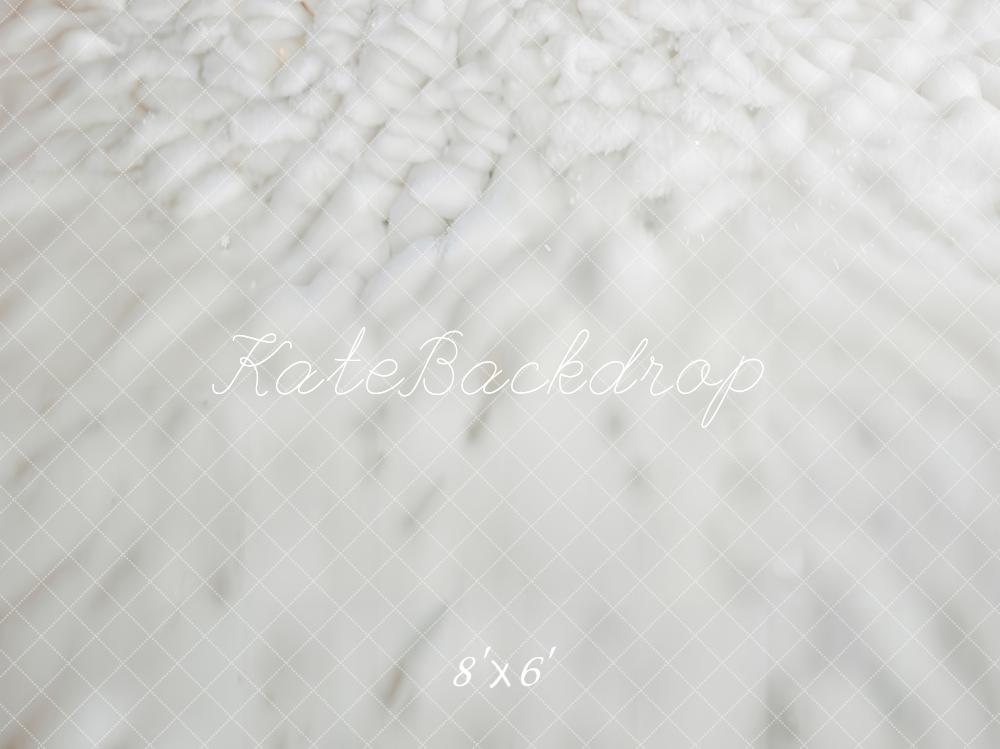 Kate Schnee Oberfläche Weiß Fleece Hintergrund Entworfen von Kate Image - Kate Backdrop.de