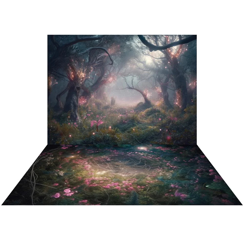 Kate Lila Fantasy Wald Hintergrund+Forest Boden Hintergrund