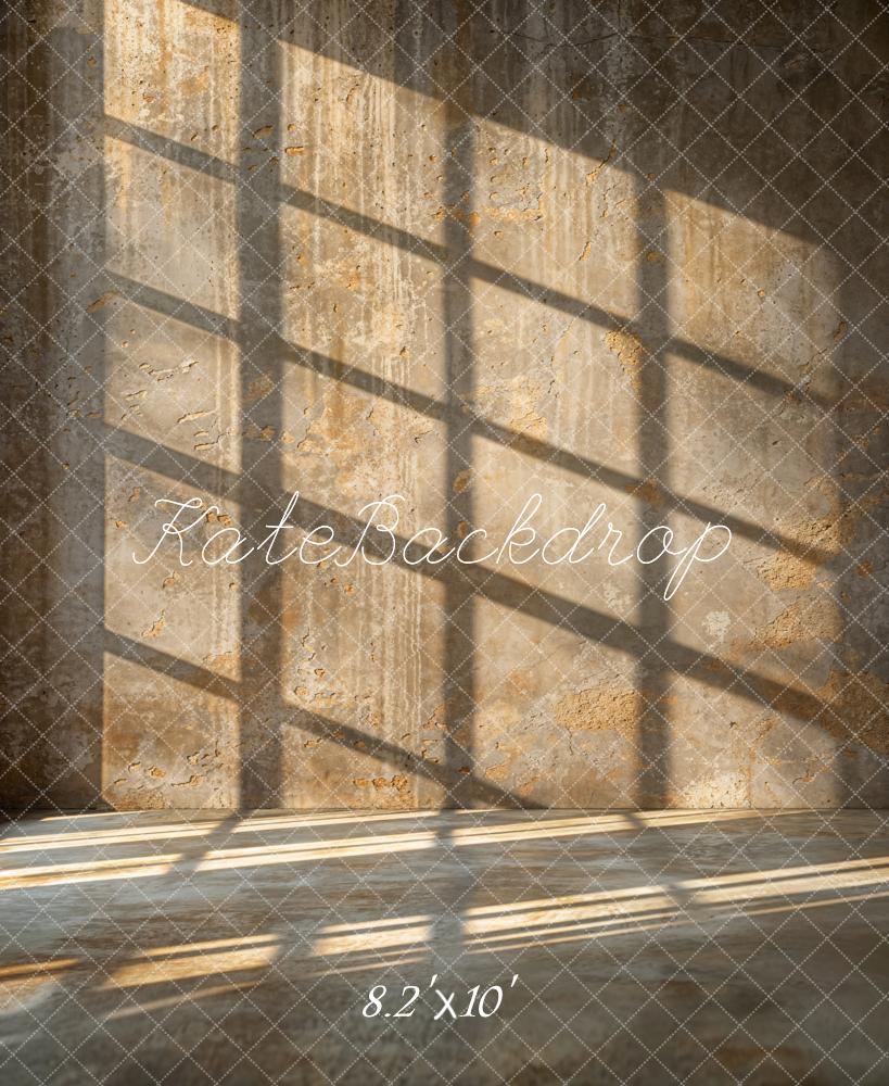 Kate Sonnenlicht Fenster Schatten Braun Hintergrund Entworfen von Emetselch - Kate Backdrop.de