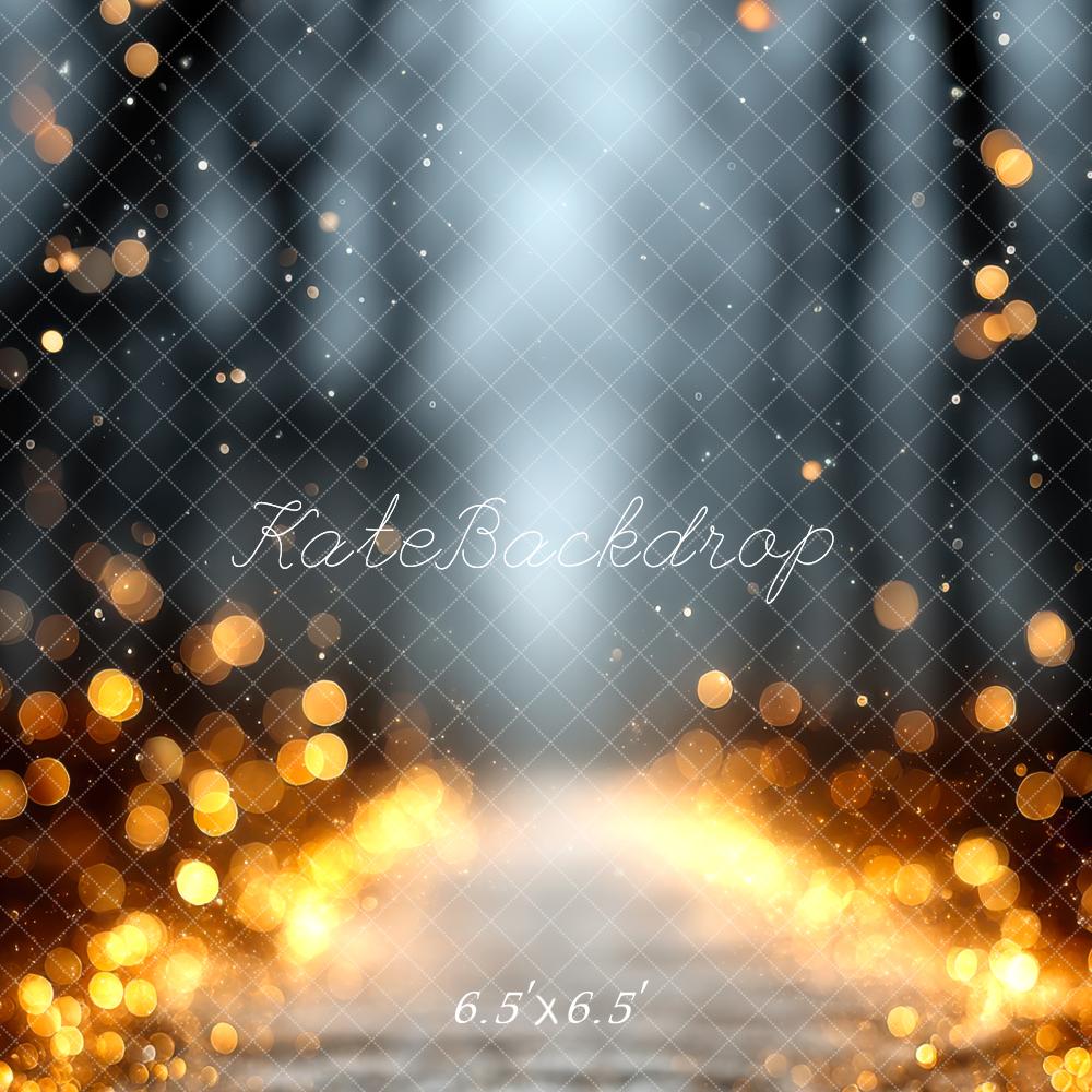 Kate Abstrakte Bokeh Lichter Gold Hintergrund Entworfen von Mini MakeBelieve
